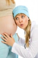Baby development in the womb