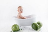 Baby bath tub watermelon