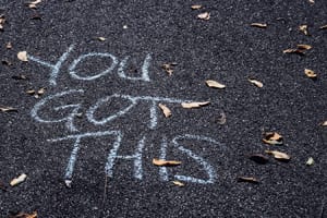 You got this chalk asphalt