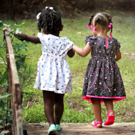 little-girls-walking