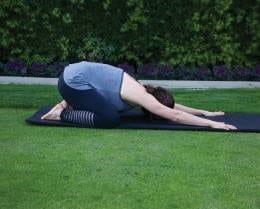Yoga position: Child's Pose