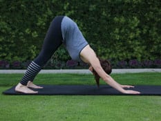 Yoga position: Downward Facing Dog